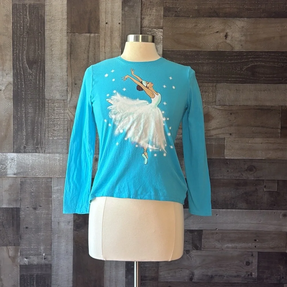 The Children’s Place ballerina long sleeve shirt girls large dance girlhoodcore